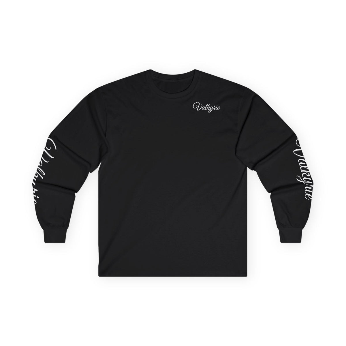 Vintage long sleeve Tee Valkyrie Black Font