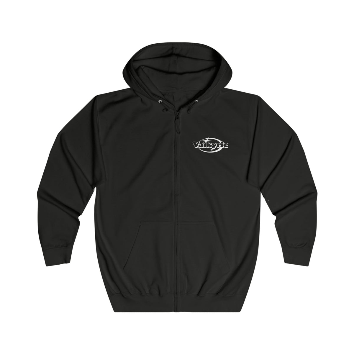 Nitryte Logo Zip Hoodie — Minimal Athletic Full‑Zip Hoodie