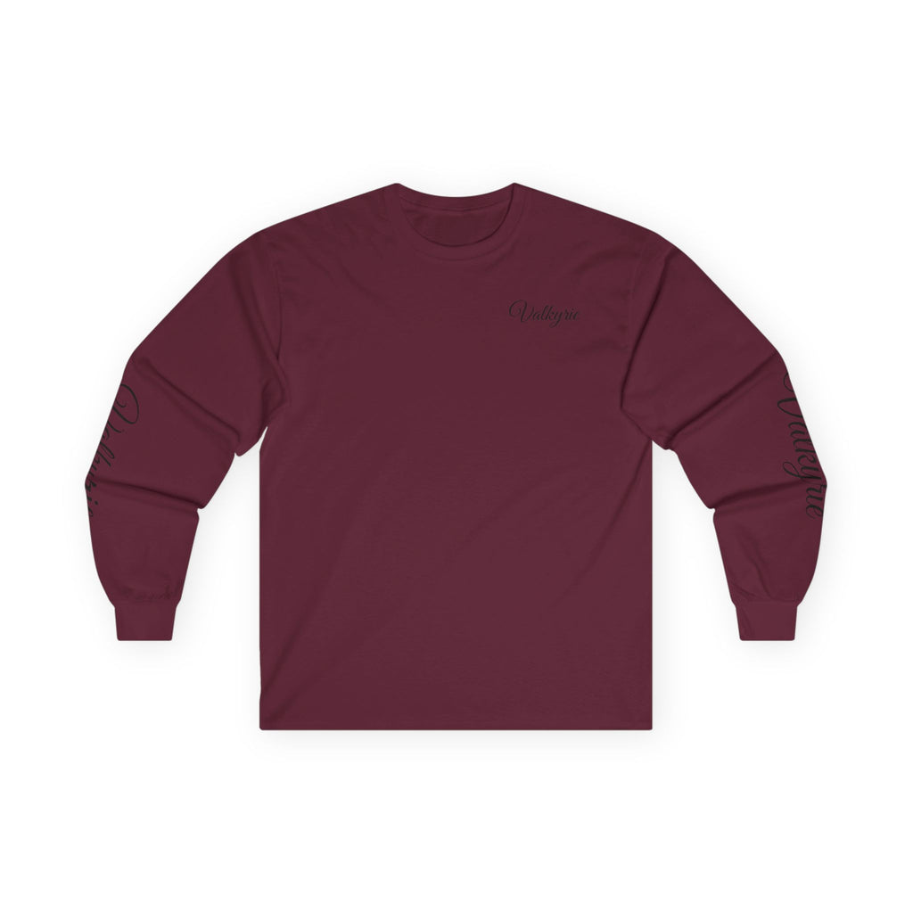 Vintage long sleeve Tee Valkyrie Black Font