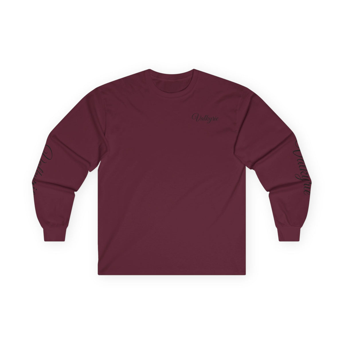 Vintage long sleeve Tee Valkyrie Black Font