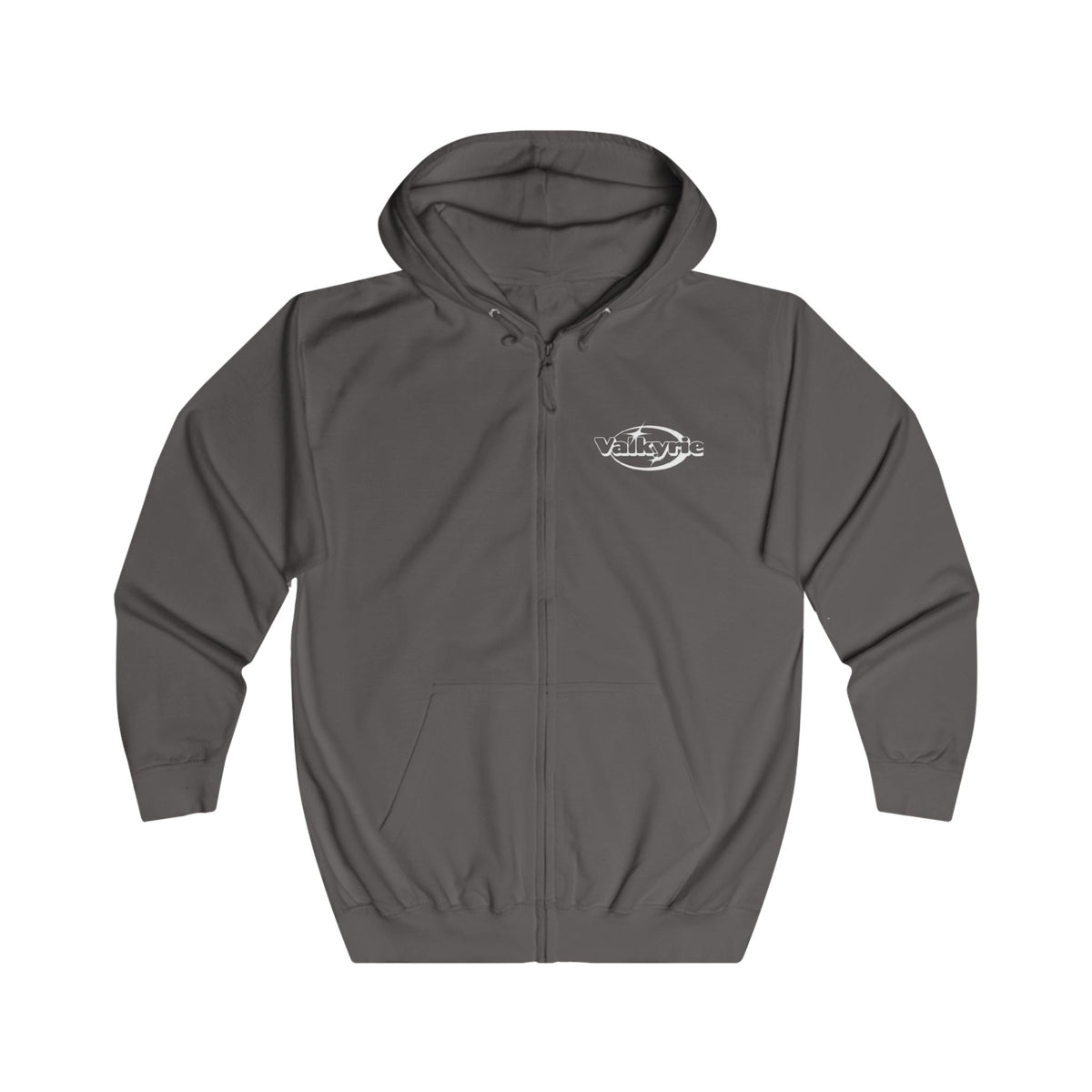 Nitryte Logo Zip Hoodie — Minimal Athletic Full‑Zip Hoodie